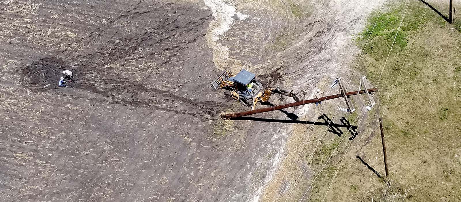 Making Repairs to power lines