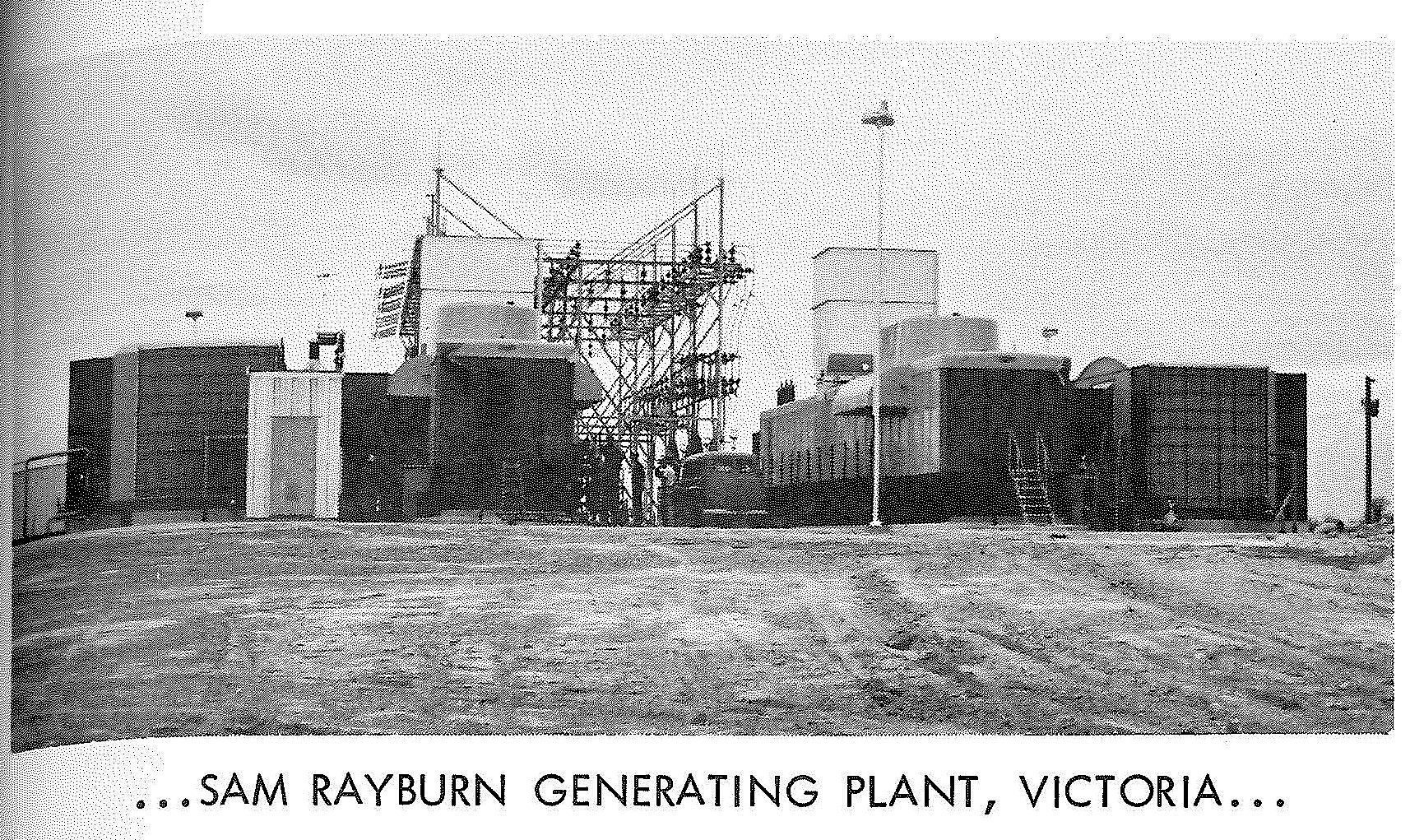 Sam Rayburn Power Plant Victoria 1964