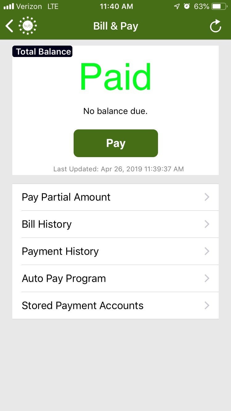 Pay Bill